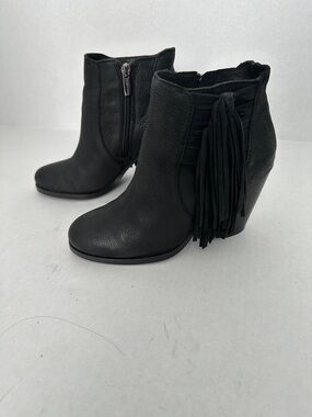 Vince Camuto “Hayzee” Fringe Ankle Bootie